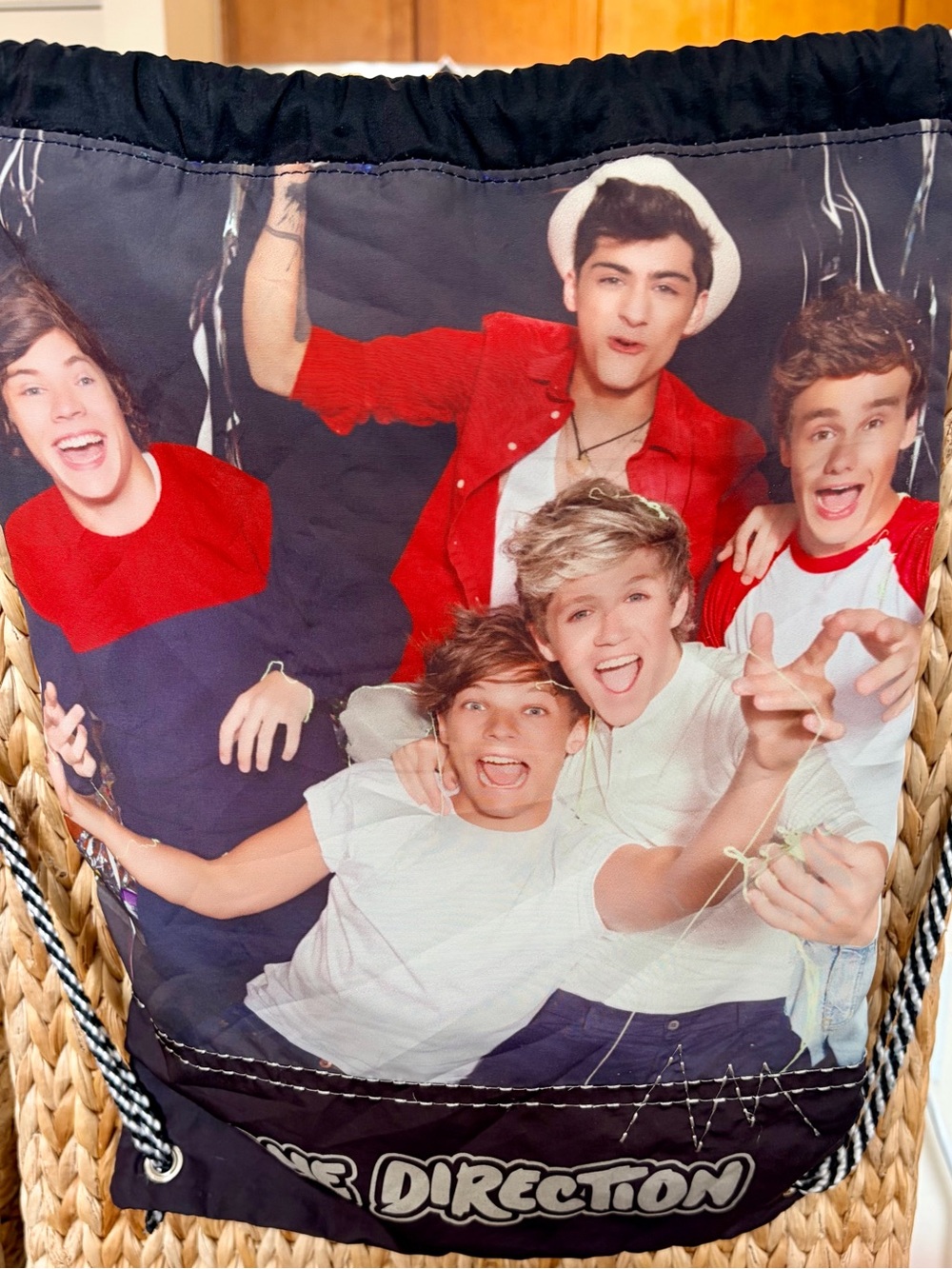 1D One Direction Drawstring Backpack